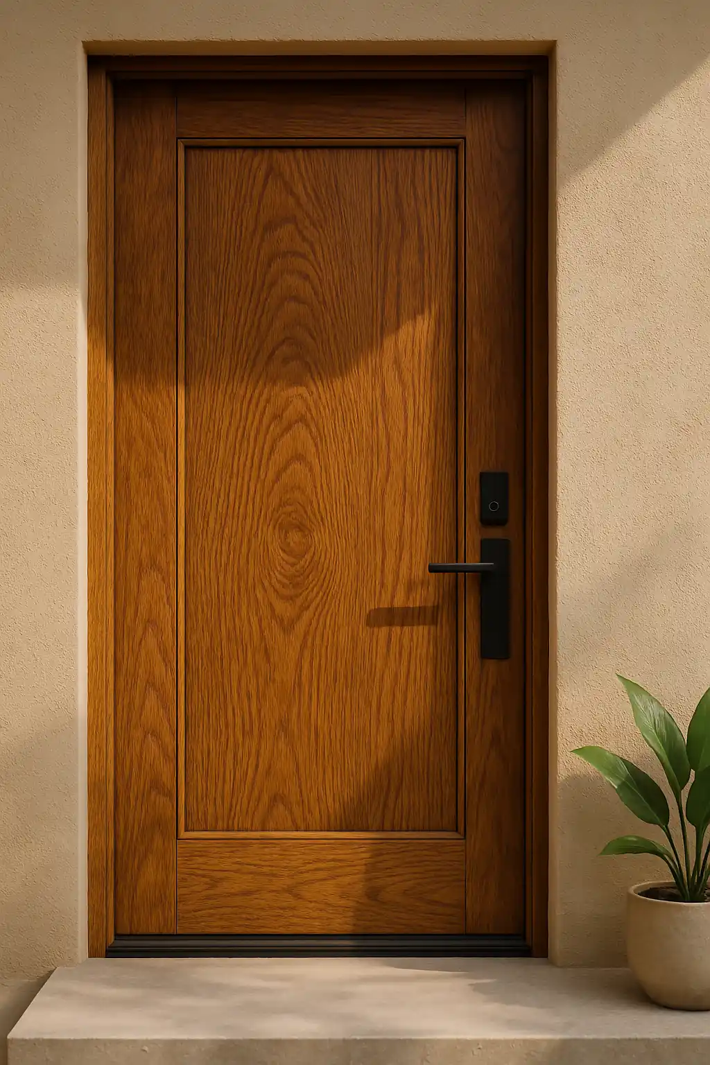 Contoh pintu kayu custom