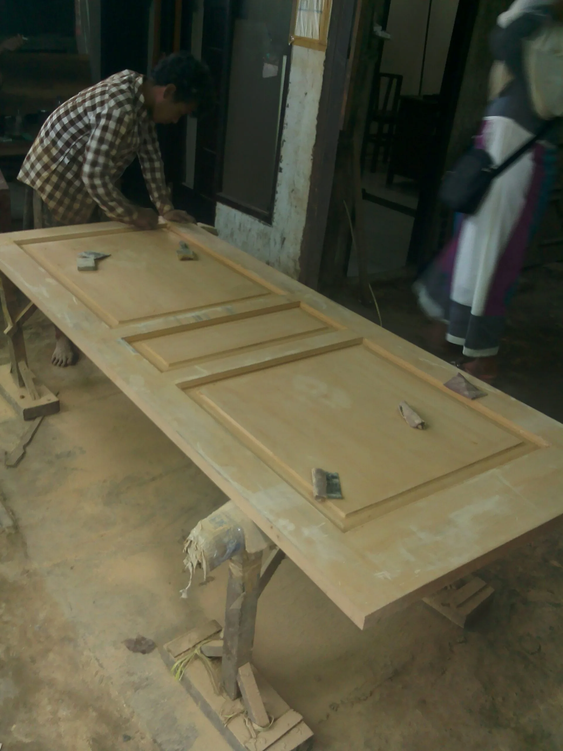 Detail panel kayu custom