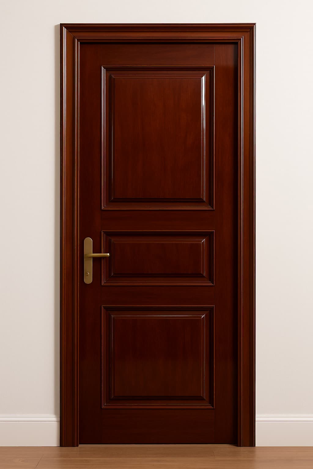 Pintu Mahoni Melamin Glossy