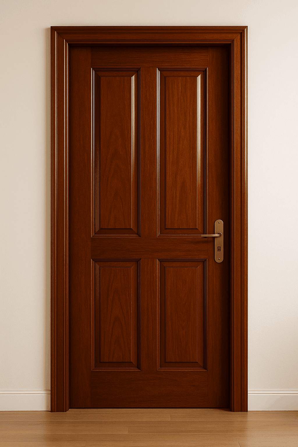 Pintu Merbau Melamin Klasik