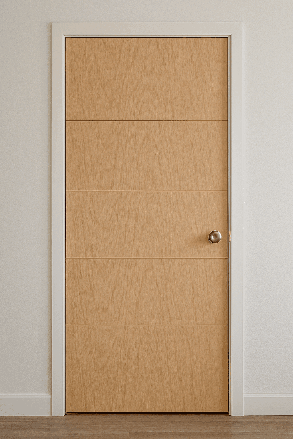 Pintu Plywood Horizontal Natural